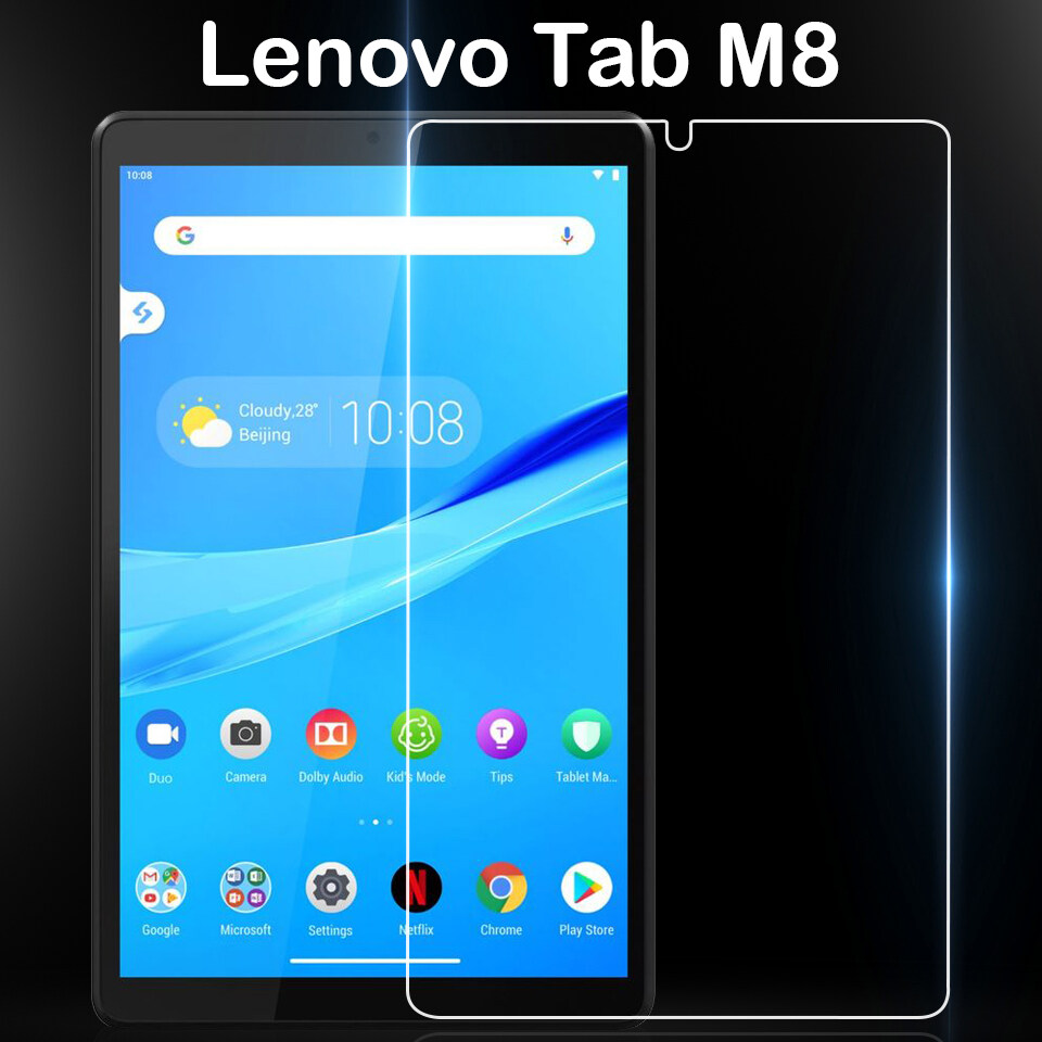 ฟิล์มกระจก นิรภัย เต็มจอ เลอโนโว แท็ป เอ็ม8  Use For Lenovo Tab M8 Tempered Glass Screen Protector (8.0)
