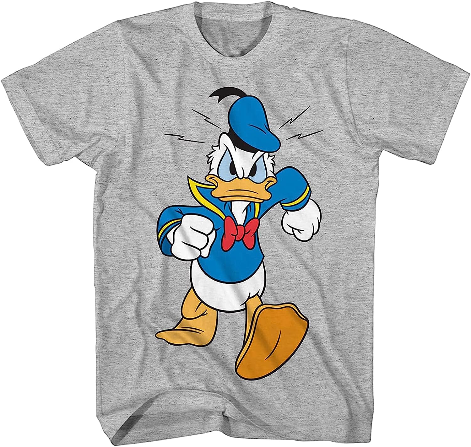 Disney Mens Donald Duck Classic Vintage Donald Duck Tee Donald Duck Graphic Tshirt