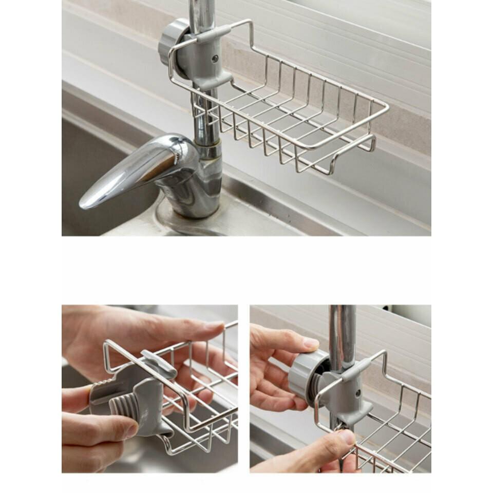 Tap Rack Sheath ตะแกรงวางฟองน้ำล้างจาน Tap Rack - CarlReiner - ThaiPick