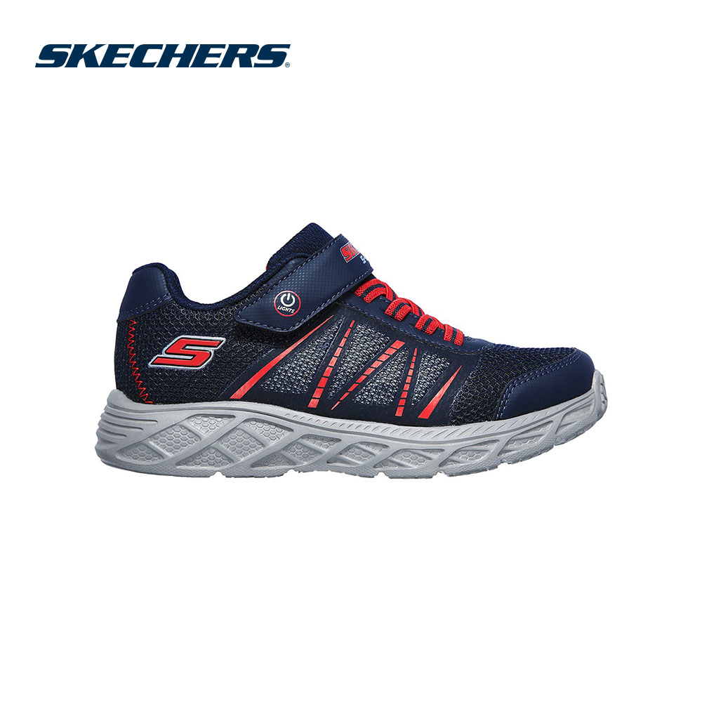 Skechers สเก็ตเชอร์ส รองเท้า เด็กผู้ชาย S-Lights Dynamic-Flash Shoes - 401530l-Nvrd. 
