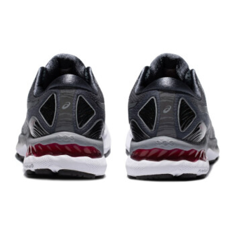 asic black running shoes