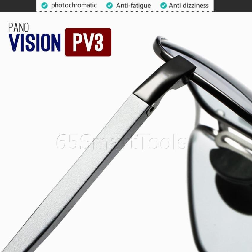 PANO Vision รุ่น PV3 แว่นตากันแดด แว่นกันแดด Photochromic Lens เลนส์ปรับสีออโต้ตามความเข้มของแสง