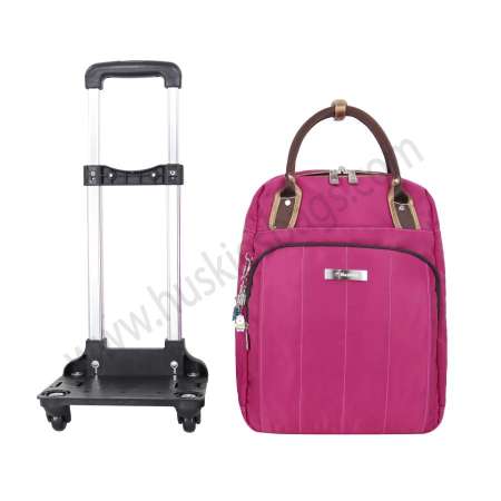 Huskies กระเป๋าเดินทางล้อลาก คันชักถอดได้ (Traveling Bag) รุ่น HK02-704 PK (สีชมพู)