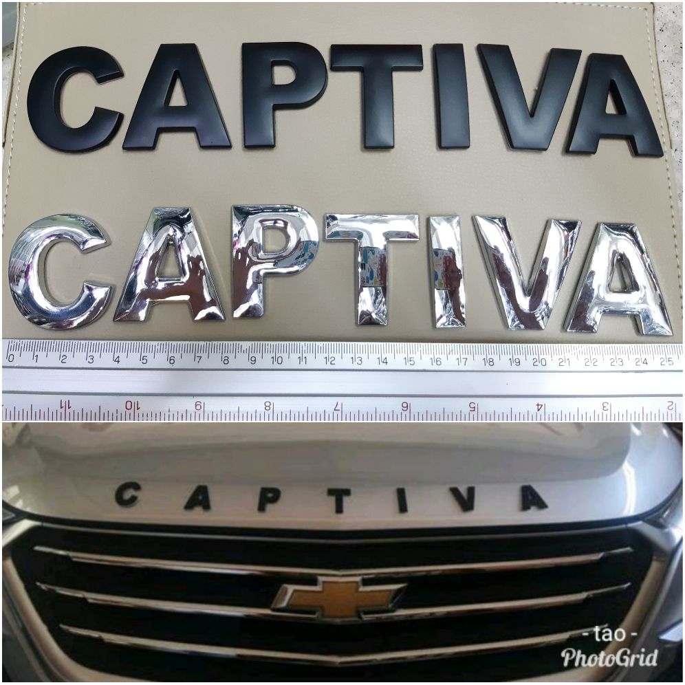 โลโก้ captiva แปะฝากระโปรง