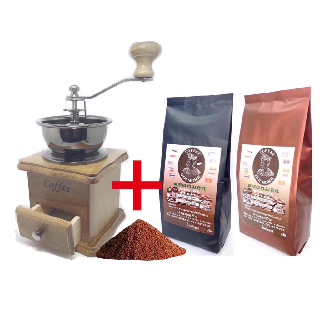 ส่งฟรีเครื่องบดกาแฟ มือหมุน อย่างดีแบบไม้ Coffee Grinderเครื่องชงกาแฟ เครื่องชงน้ำ เครื่องทำกาแฟ ที่ชงกาแฟ เครื่องทำกาแฟอัตโนมัติ เครื่องทำกาแฟแบบพกพา เยือกชกกาแฟ ของแท้