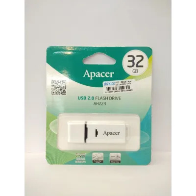 Apacer AH223 USB2.0 แฟลชไดร์ฟ 32GB (Apacer AP32GAH223W-1)