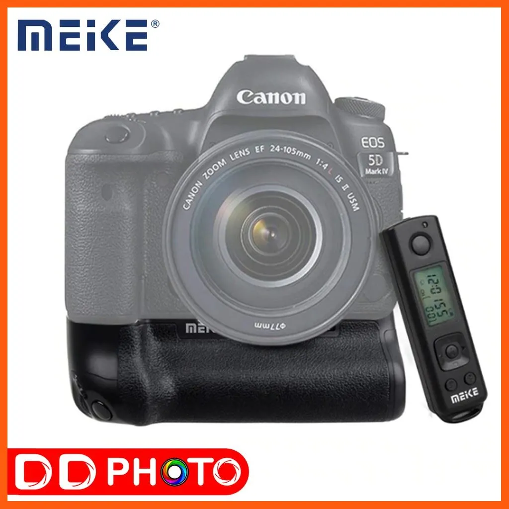 #ลดราคา Meike Grip MK-5D IV Pro Remote for Canon 5D IV #ค้นหาเพิ่มเติม Meike Battery Grip for Canon Concept Lens Adapter แบตเตอรี่ สำหรับ กล้อง Nikon อะเดปเตอร์สำหรับไฟ เลนส์ เมมโมรี่การ์ด แบตและที่ชาร์จ