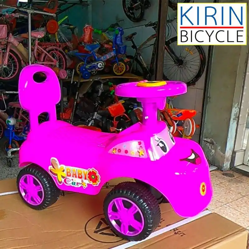 ภาพสินค้ารถขาไถ รถขาไถเด็ก BABY CAR มีเสียง มี 4 สี แดง ส้ม ฟ้า ม่วง จากร้าน KILINbicycle บน Lazada ภาพที่ 4