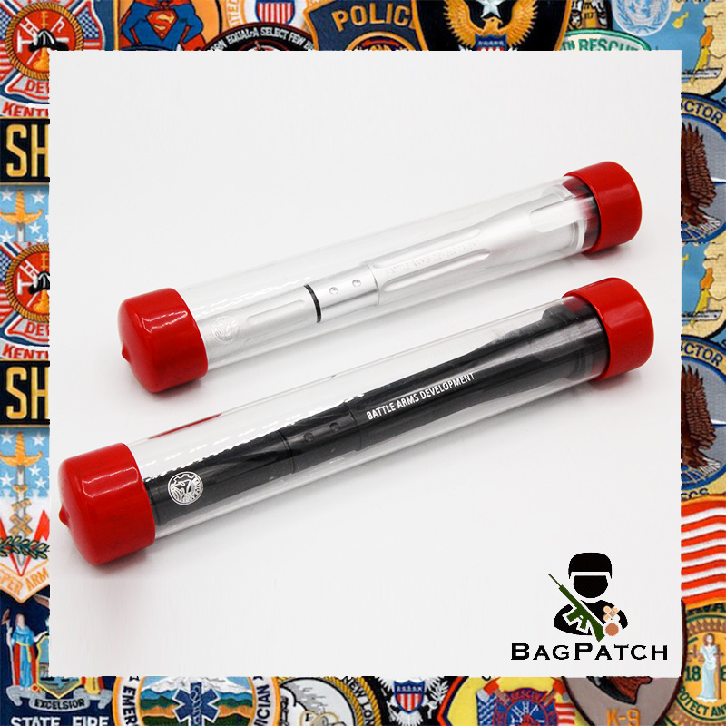 Bagpatch ท่อนอกM4 ความยาว7.5นิ้ว ยี่ห้อBattlearms  สี ดำ เงิน อุปกรณ์อะไหล่ปีนบีบีกัน สำหรับเล่น กีฬาประเภทยิง ปืนแอร์ซอฟต์ บีบีกัน ปืนลมอัดแก๊ส ปืนแอร์ซอฟต์  #00000216