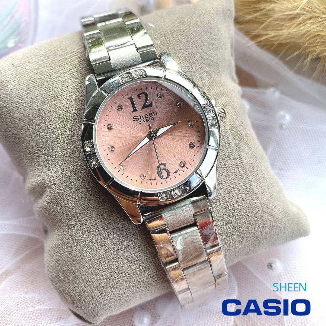 นาฬิกา คาสิโอ นาฬิกา ข้อมือ Casio คาสิโอ คาสิโอ นาฬิกาผู้หญิง นาฬิกาแฟชั่น ใส่ทำงาน ใส่ไปเรียน หรูหรา ผู้หญิง แฟชั่น สวย นาฬิกา