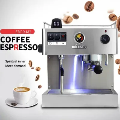 เครื่องชงกาแฟ ชงขาย​รุ่นEM19-2 ฟังก์ชัน: ESPRESSO กึ่งอัตโนมัติสไตล์อิตาเลี่ยน สำหรับเปิดร้านกาแฟ -สินค้ามีพร้อมส่ง-