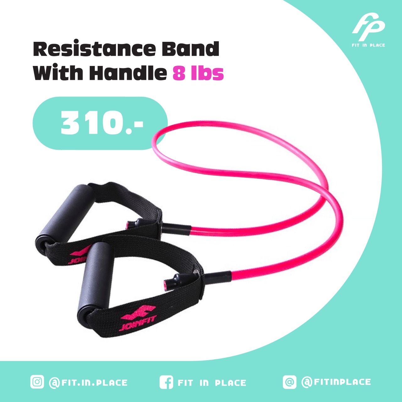 Fit in Place - Joinfit Resistance Band with Handle 8 lbs