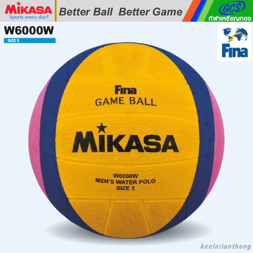 Mikasa W6000w Water Polo โปโลน้ำ Th 3333