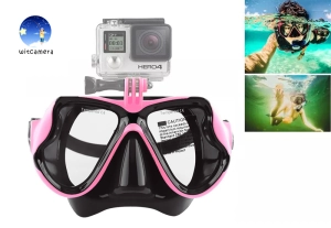 สินค้า Camera Mount Diving Mask Oceanic Scuba Snorkel Swimming Goggles Glasses GoPro Hero 11/10/9/8/7/6/5/4/3 SJCam YI อุปกรณ์ดำน้ำอุปกรณ์ดำน้ำแว่นตาว่ายน้ำสำหรับโกโปร Hero 11/10/9/8/7/6/5/4/3 SJCam YI