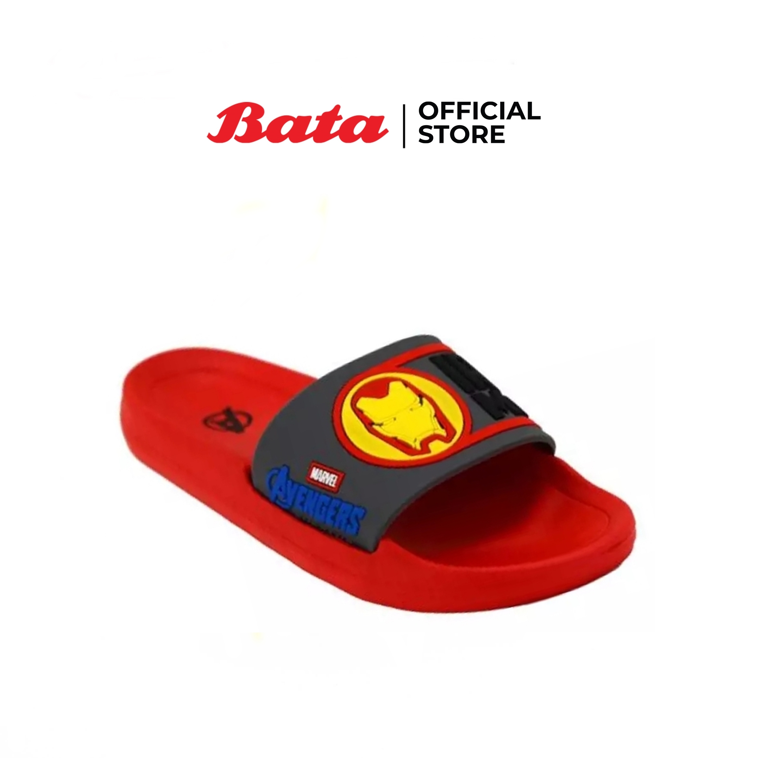 Bata BBG Sandal MARVEL รองเท้าแตะแฟชั่นเด็ก แบบสวม สีแดง รหัส 3612597 Boy Kids Fashion Disney SUMMER