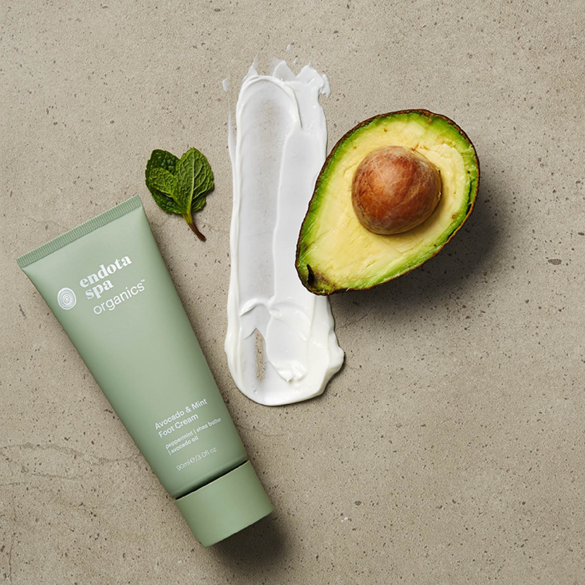 endota Avocado Mint Foot Cream 90ml ครีมบำรุงเท้าออแกร์นิค 90ml (Made