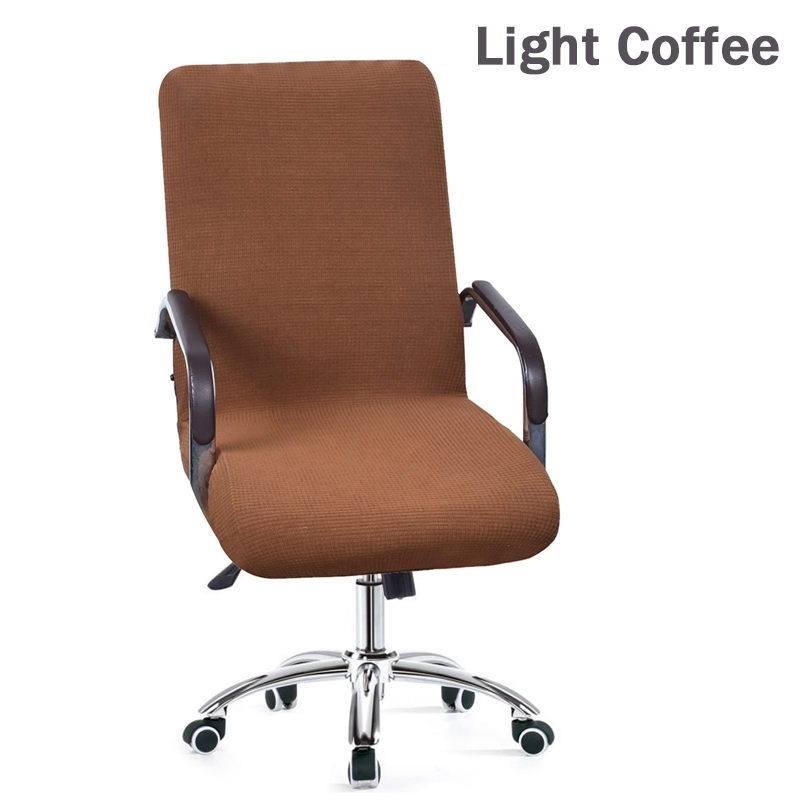 [Max1]พร้อมส่ง ผ้าคลุมเก้าอี้ กันน้ำ เก้าอี้สำนักงาน ผ้าหุ้มเก้าอี้ถอดได้ ผ้าหุ้มเก้าอี้ยืดหยุ่น ผ้าคลุมเก้าอี้คอมพิวเตอร์(M)