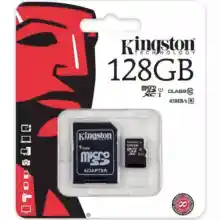 ภาพขนาดย่อของสินค้าพร้อมส่ง Kingston Memory Card Micro SD SDHC 128 GB Class 10 คิงส์ตัน เมมโมรี่การ์ด 128 GB Kingston
