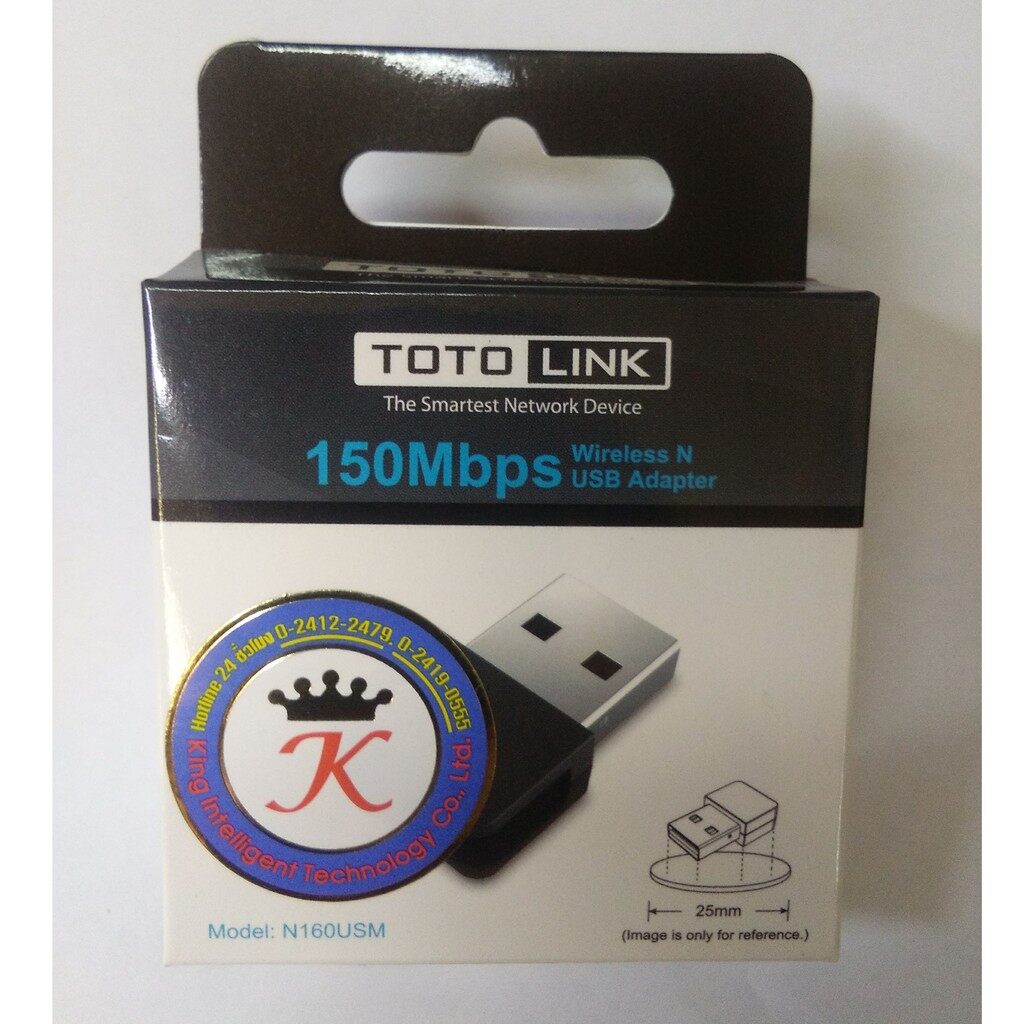 Wireless Usb Adapter Totolink (n160usm Mini) N150
