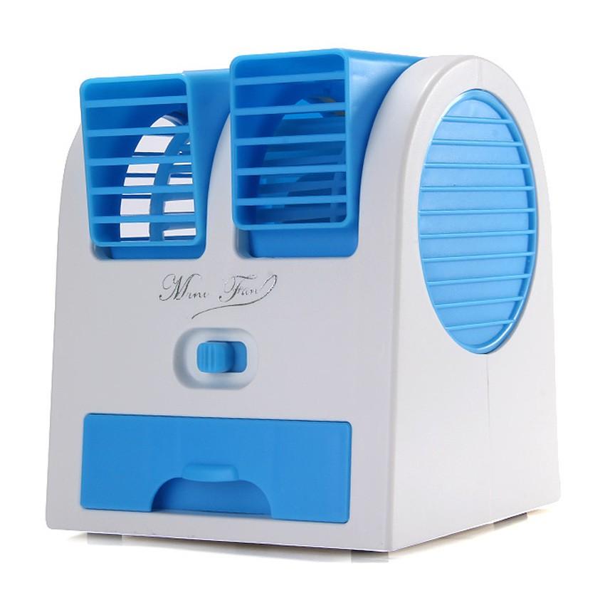 ราคาช็อค!! พัดลมไอน้ำตั้งโต๊ะ USB Air HB-168 (สีฟ้า) ประหยัดไฟ