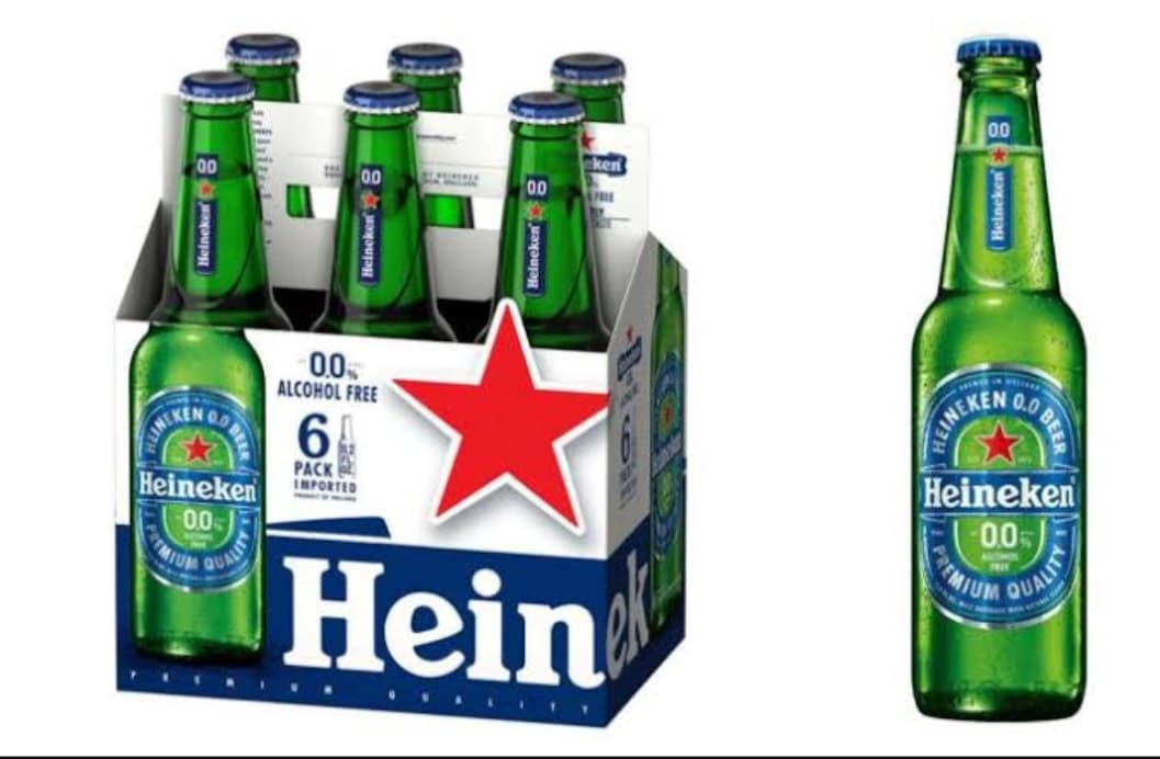 ไฮเนเก้น นอนแอลกอฮอล์ 0.0 เบียร์ขวด 330มล. (1ขวด) Heineken Non Alcoholic 0.0 Beer 330ml.