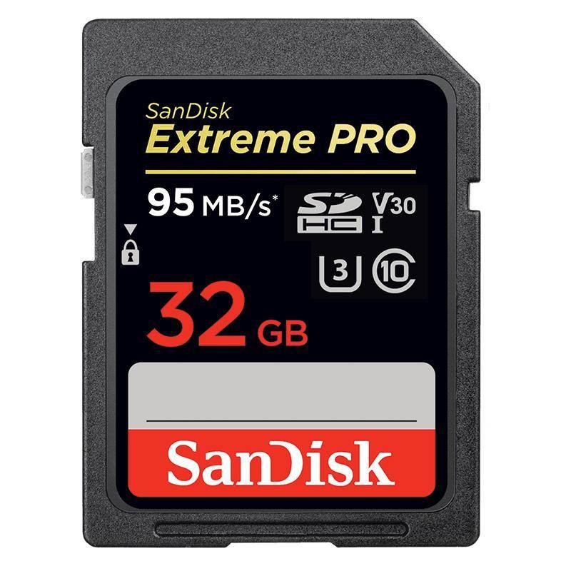[เอสดีการ์ด] SANDISK SDHC EXTREME PRO 32GB U3 C10 V30 UHS-I 95MB/S R 90MB/S W by Banana IT