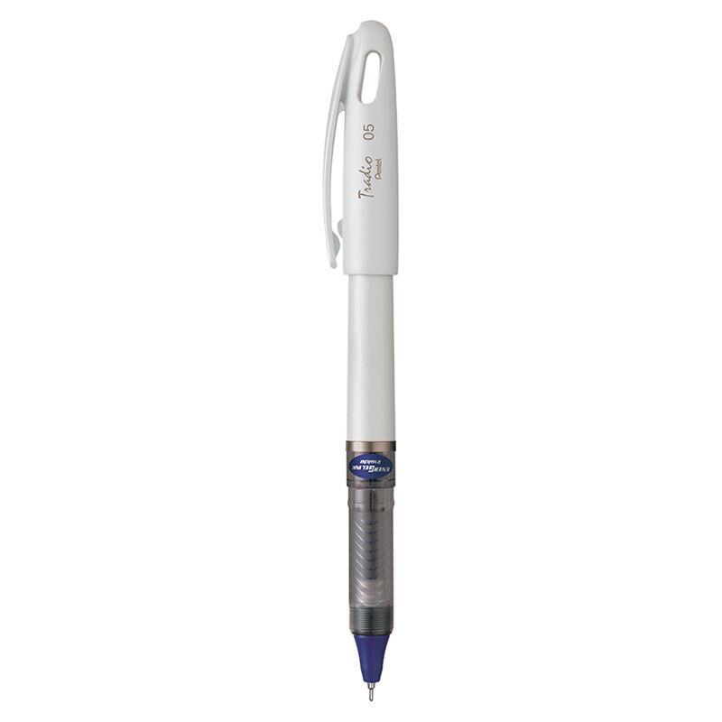 Electro48 เพนเทล ปากกาหมึกเจล รุ่น Energel Tradio BLN115W-C ขนาด 0.5 มม. ด้ามขาว หมึกสีน้ำเงิน