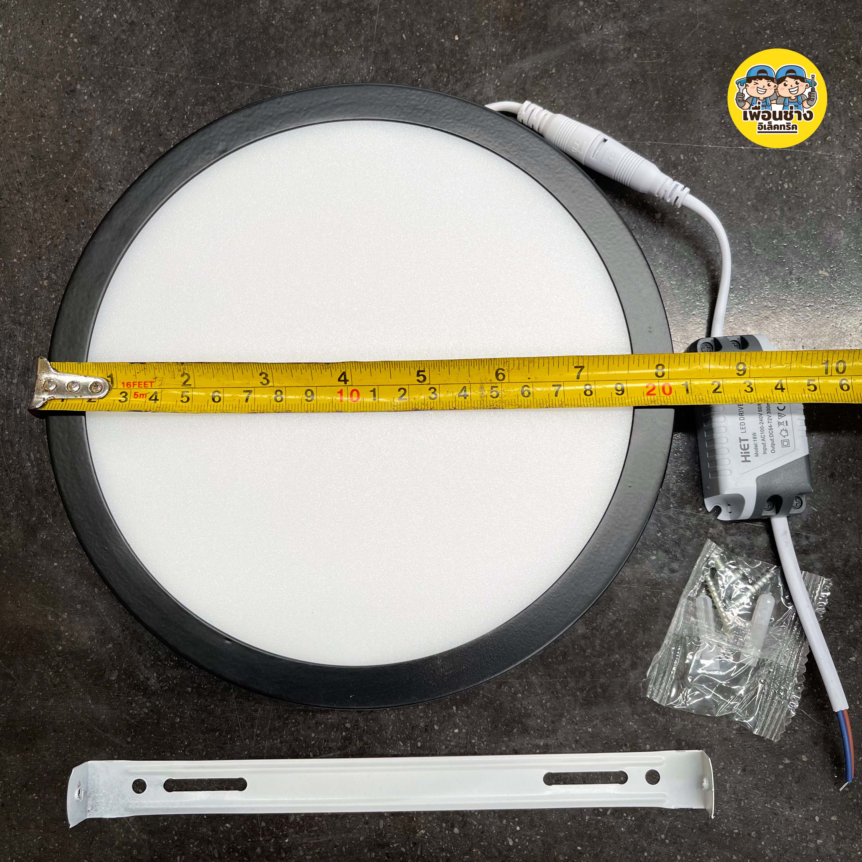 HiET ดาวน์ไลท์ติดลอย ขอบดำ LED ขอบดำ 12w 18w ดาวน์ไลท์ลอย ดาวน์ไลท์ ติด ...