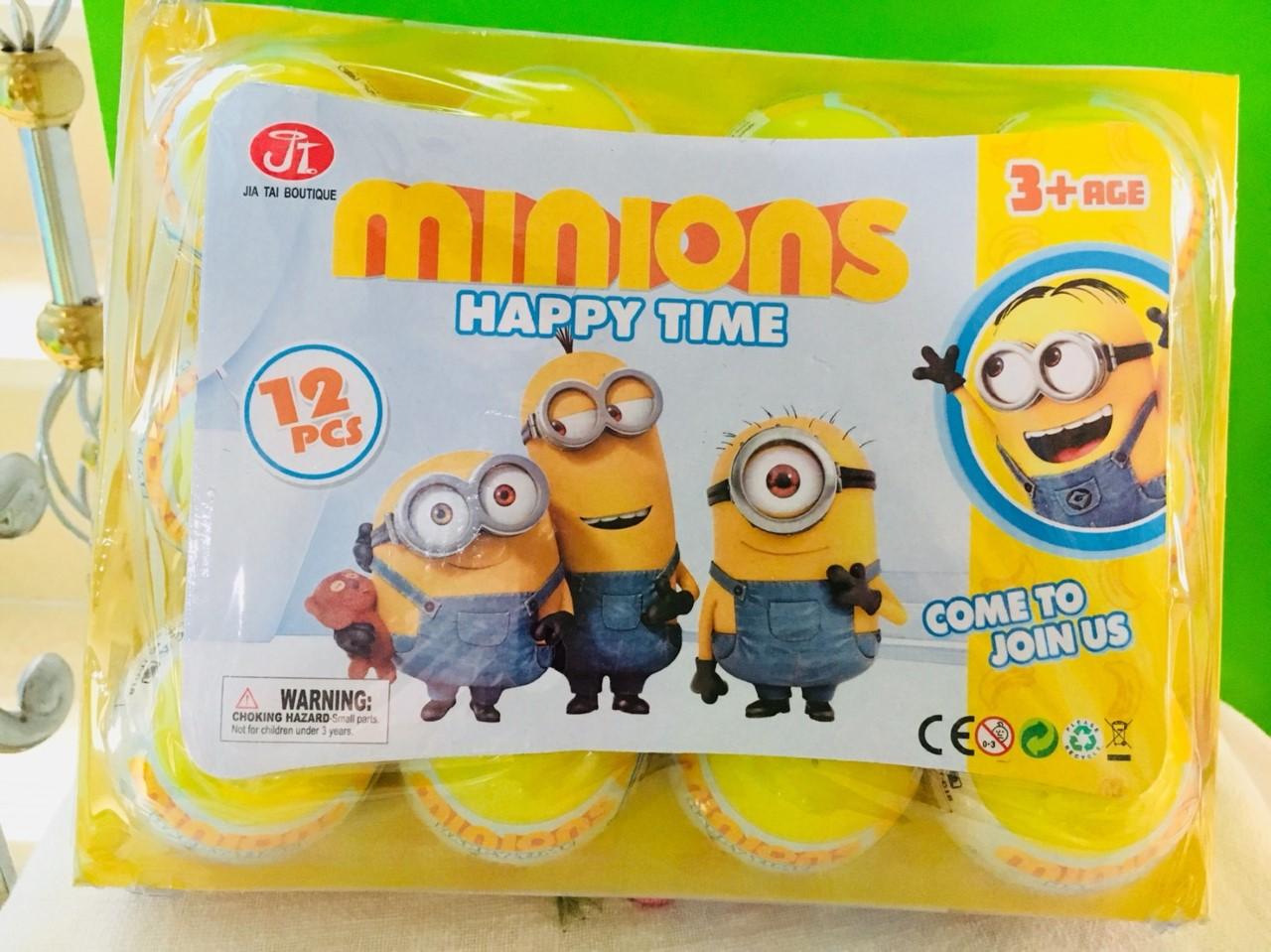 ไข่เซอร์ไพรส์มินเนี่ยน egg surprise Minions แพ็ค 12 ใบ