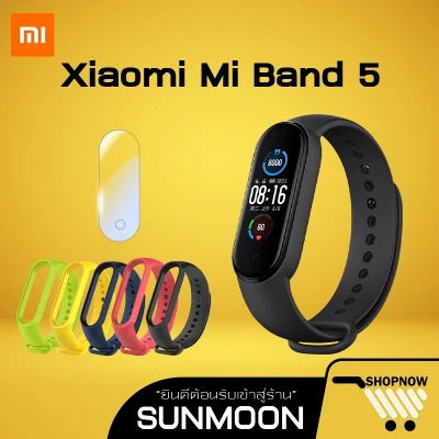 [เหลือ 755 code WSS9PPEE] Xiaomi Mi Band 5 mi5 สายรัดข้อมืออัจฉริยะ band5 นาฬิกาสมาร์ทวอช miband 5 smart watch