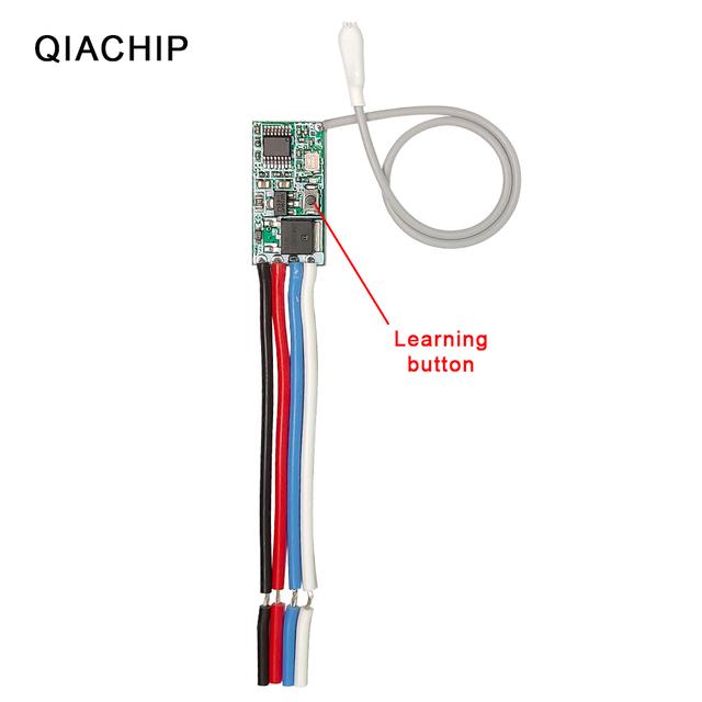 A miniature DC 3.6~24V Wireless RF Remote Control Switch,which can be used  in Christmas tree light string, stage scene lighting and DIY :  r/QIACHIP_Remote