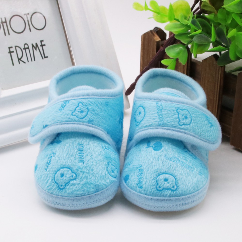 ♤☃  Babyonline(X303)N5รองเท้าสำหรับเด็กทารกลายหมี