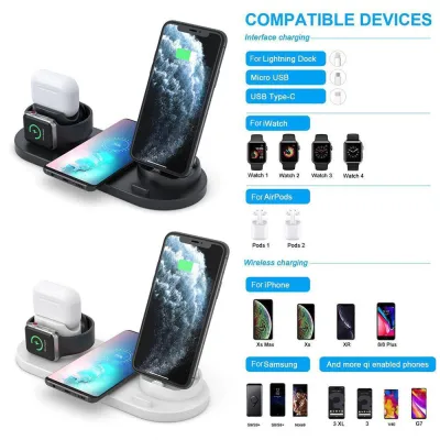 ☇✓۞ Wireless Charger galaxy4 in you Wireless Charging Dock for Apple Watch and AirPods machine charging dock stand charger wireless Charging stand