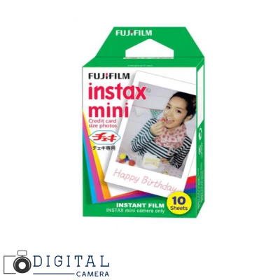 Fujifilm instax mini Polaroid ฟิล์มโพราลอยด์ ขอบขาว