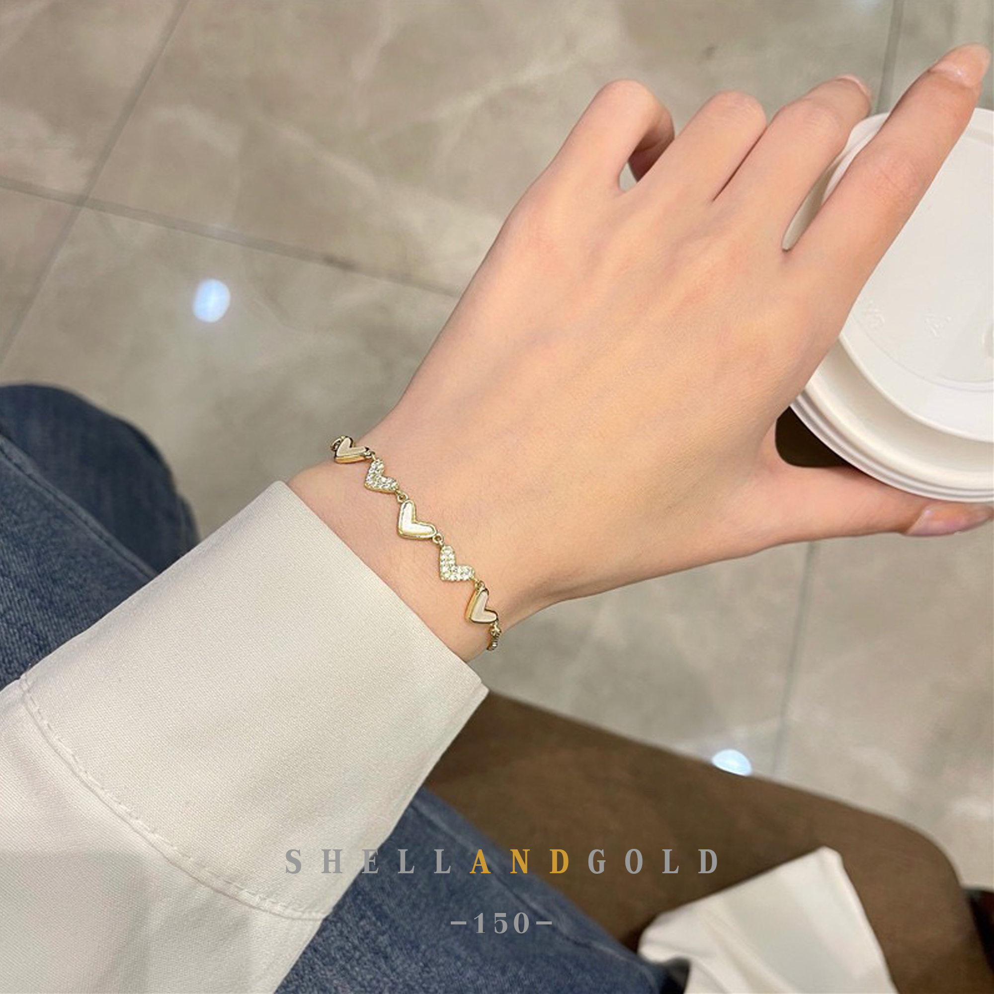 Heart bracelet - สร้อยข้อมือหัวใจ