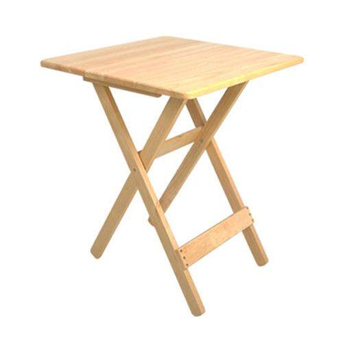 โต๊ะพับไม้ยาง โต๊ะไม้พับได้ โต๊ะกินข้าว โต๊ะกาแฟ โต๊ะไม้อเนกประสงค์ขนาด60ซม.โต๊ะเหลี่ยมไม้ยาง โต๊ะพับไม้ยางพาราคัดเกรดทนแข็งแรง รุ่นL-60