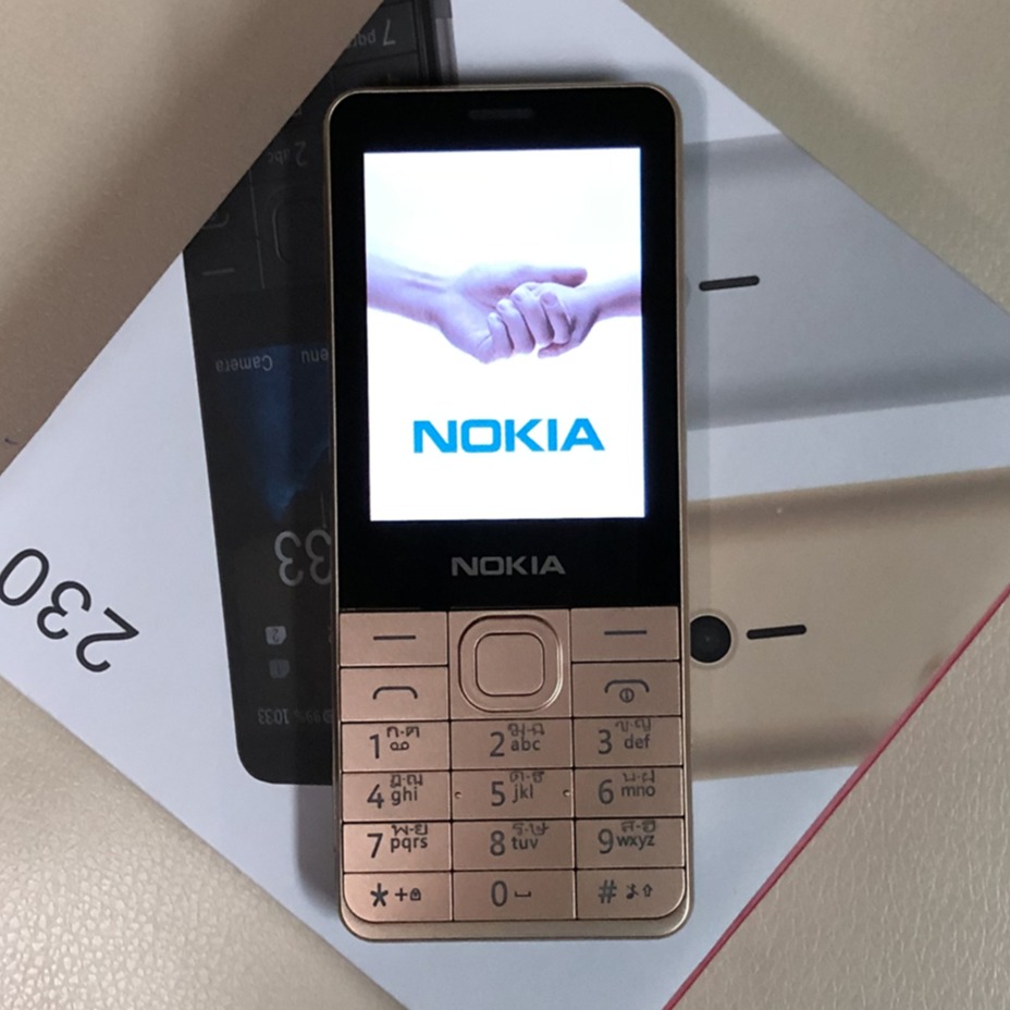 📱🌈🔥🔥🔥โทรศัพท์มือถือปุ่มกด Nokia 230 ใหม่ล่าสุด ปุ่มกดไทย เมนูไทย，มือถือโนเกีย230 จอใหญ่ 2.8’จอใหญ่กว่า3310