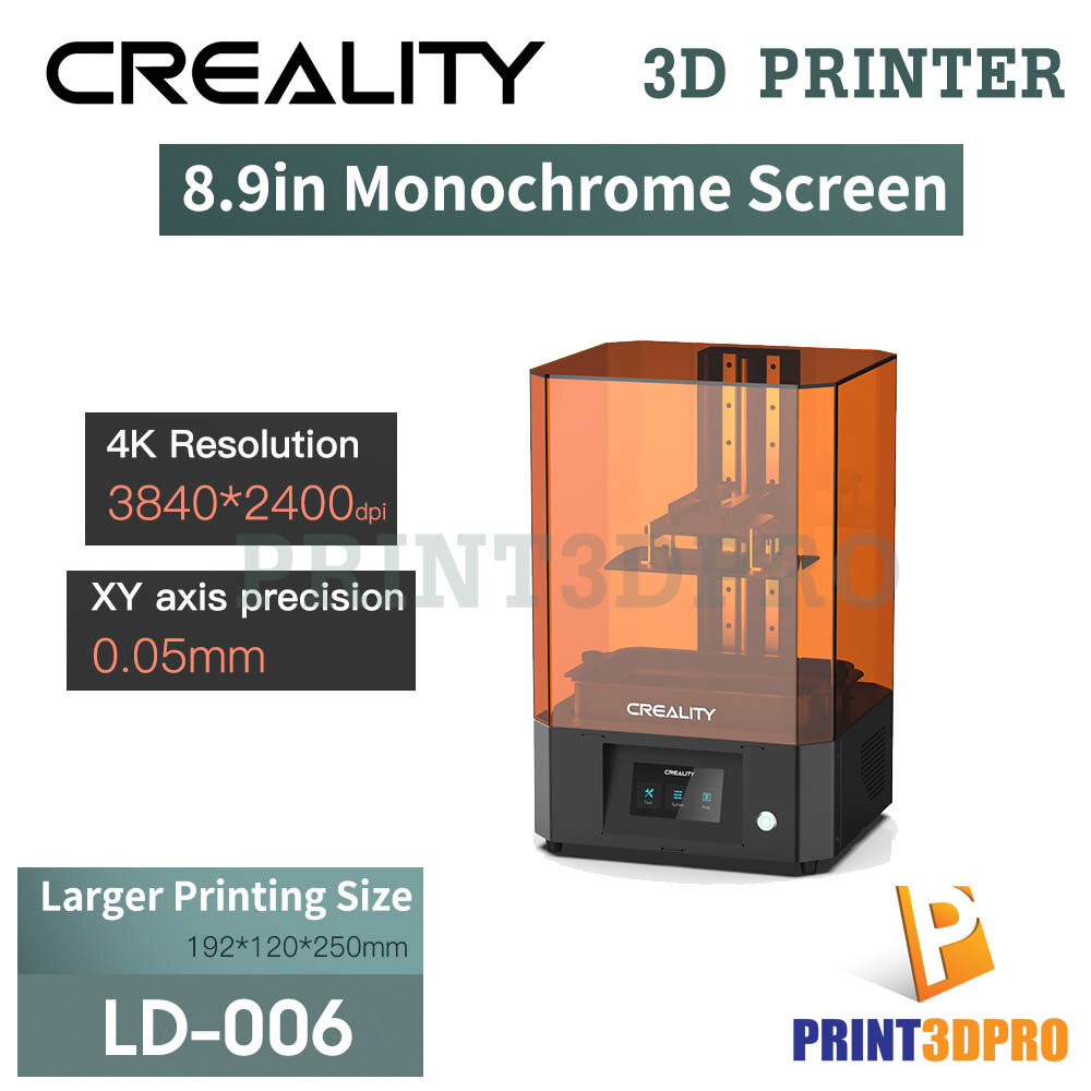 Creality LD-006 resin 3d printer Large printing 192x120x250mm with 8.9 inch 4K monochrome screen