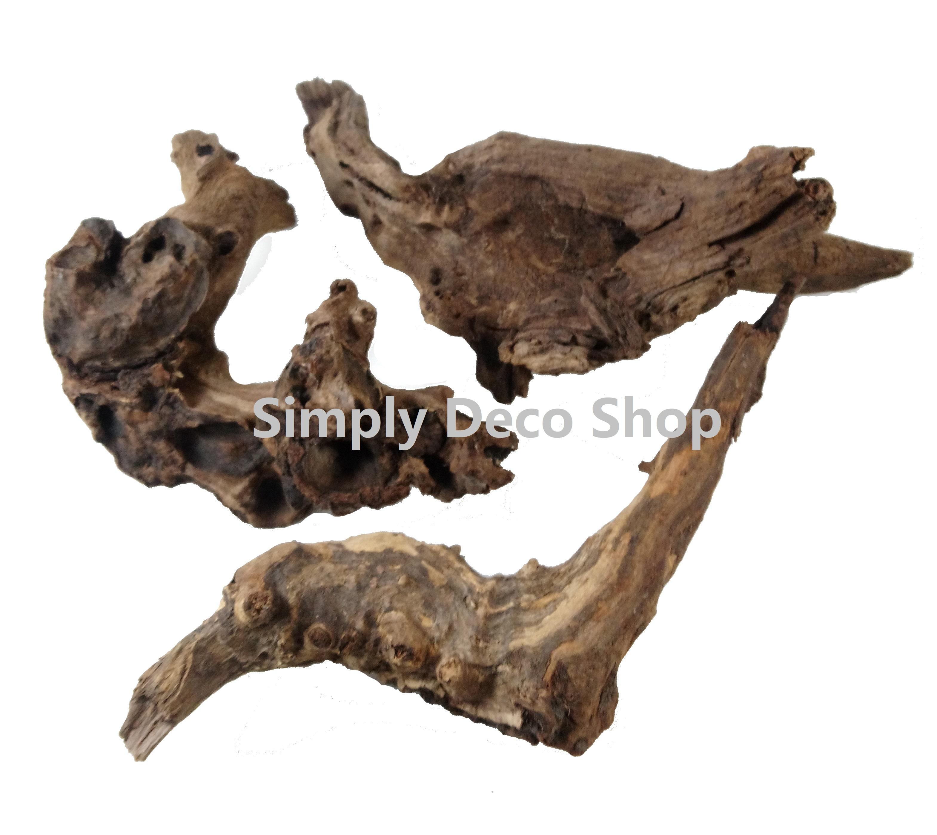 ขอนไม้ รากไม้แต่งตู้ปลา (20-30 ซม.) - 1 ชิ้น, Driftwood Natural Stump Wood For Aquarium Terrarium