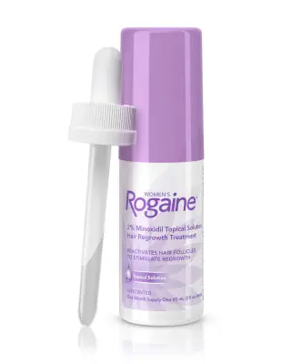 Women's ROGAINE® Solution 60 ml ยาปลูกผมสำหรับผู้หญิงสูตรน้ำ 1 ขวด แบ่งขายไม่มีกล่อง (Lot ใหม่ EXP 2022-2023)