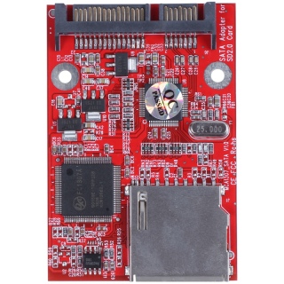 MMC SD SDHC SATA 6.35 centimeter HDD Secure Digital Conversion Adapter thumbnail