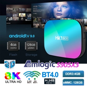 สินค้า ⚡พร้อมส่ง⚡ HK1 BOX Smart TV box  2 in 1 กล่องแอนดรอยด์ทีวี และ กล่องรับสัญญาณทีวีดิจิตอล กล่องรับสัญญาณทีวีดาวเทียม TV Receivers  Android box🔥🔥