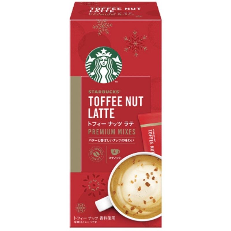 STARBUCKS Toffee Nut Latte Premium Mixes สตาร์บัคส์ กาแฟผง ท็อฟฟี่ นัท