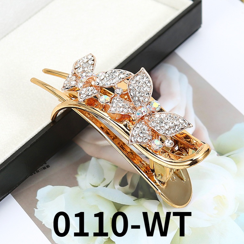 South Korea's new butterfly Rhinestone hairpin fashion colorful hair accessories