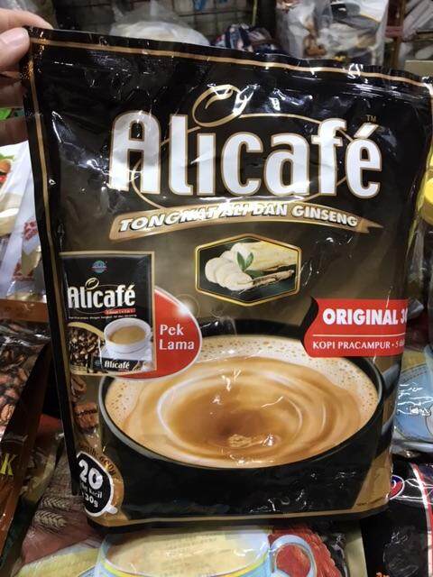 กาแฟ Alicafe สูตรผสมโสม 5 in1 กาแฟโสม
