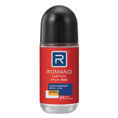 Romano Roll on 50ml METRO PULSE (โรลออนระงับกลิ่นกายสำหรับผู้ชาย)