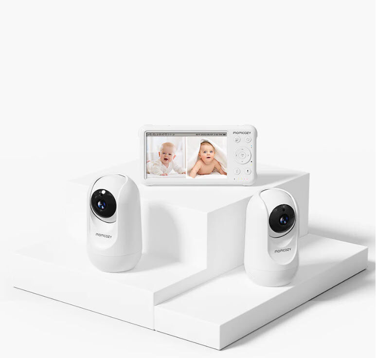Momcozy Video Baby Monitor, 5'' Display, 1080P HD, Infrared Night Vision,  Long Range, 2-Way Talk เบบี้มอนิเตอร์ กล้องดูลูกน้อย