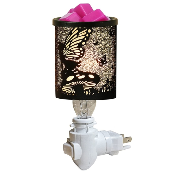 Socket Plug-in Wax Heater for Scented Wax Candle Burner Heater, Flower Fairy Iron Melting Wax Lamp Night Light US Plug