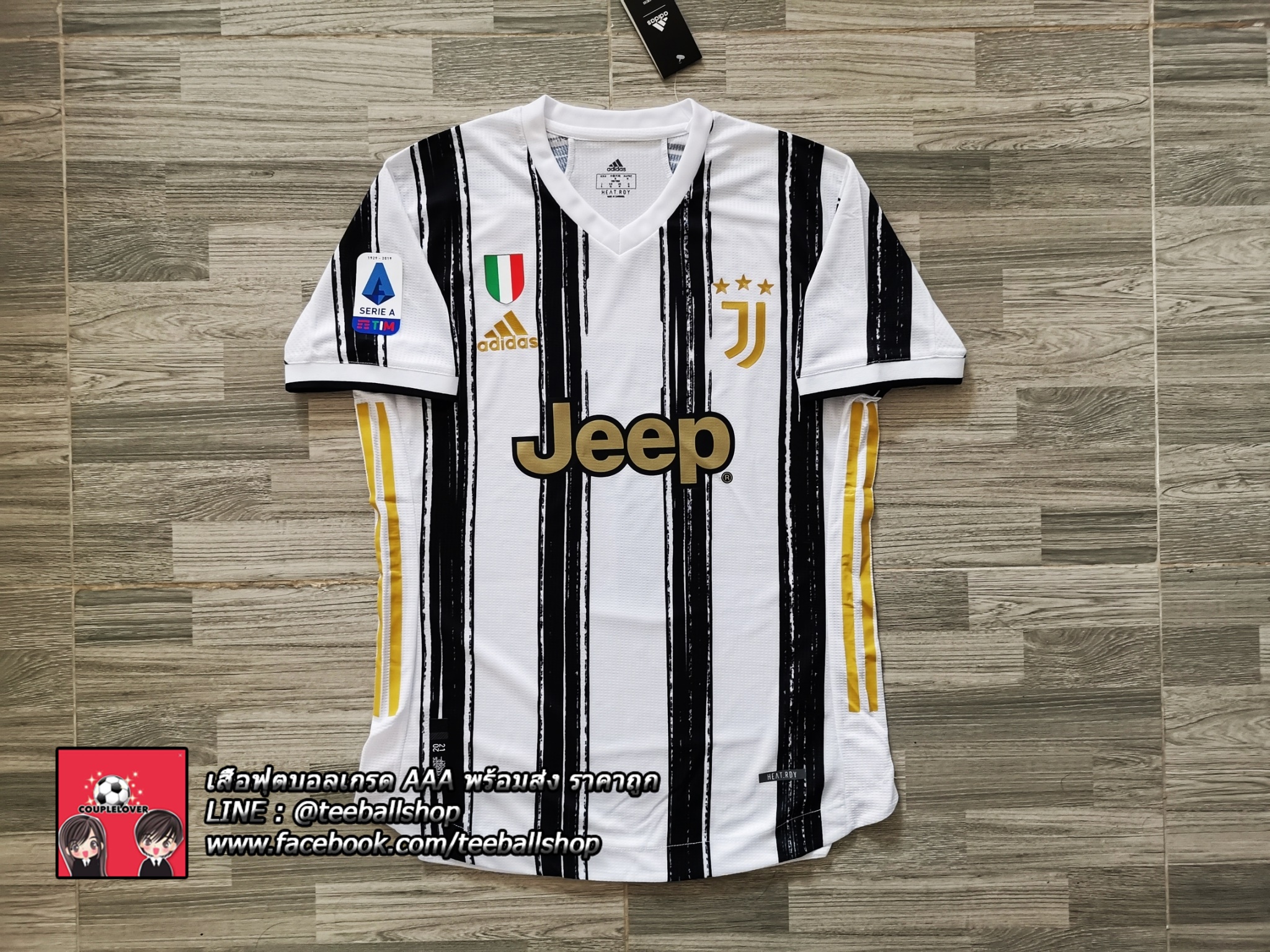 เสื้อฟุตบอลยูเวนตุส ชุดเหย้า เกรด เพเยอร์ ฤดูกาล 2020/21 Juventus Player Home Jersey 2012/21 (ภาพถ่ายจากของจริง) Top Thai Quality football soccer jerseys shirts AAA