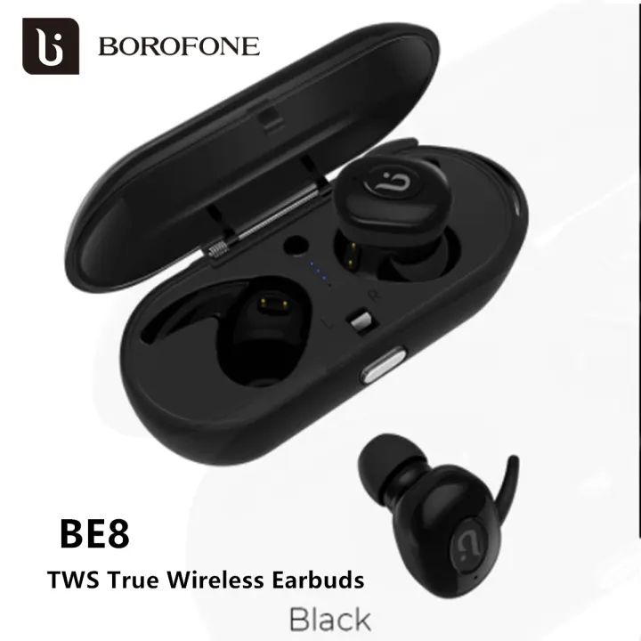 Borofone ห ฟ งร นใหม Tws Wireless Be8 แท 100 พร อมกล องชาร จ ห ฟ งบล ท ธไร สาย Bluetooth5 0 ห ฟ งไร สาย Ios Android Lazada Co Th